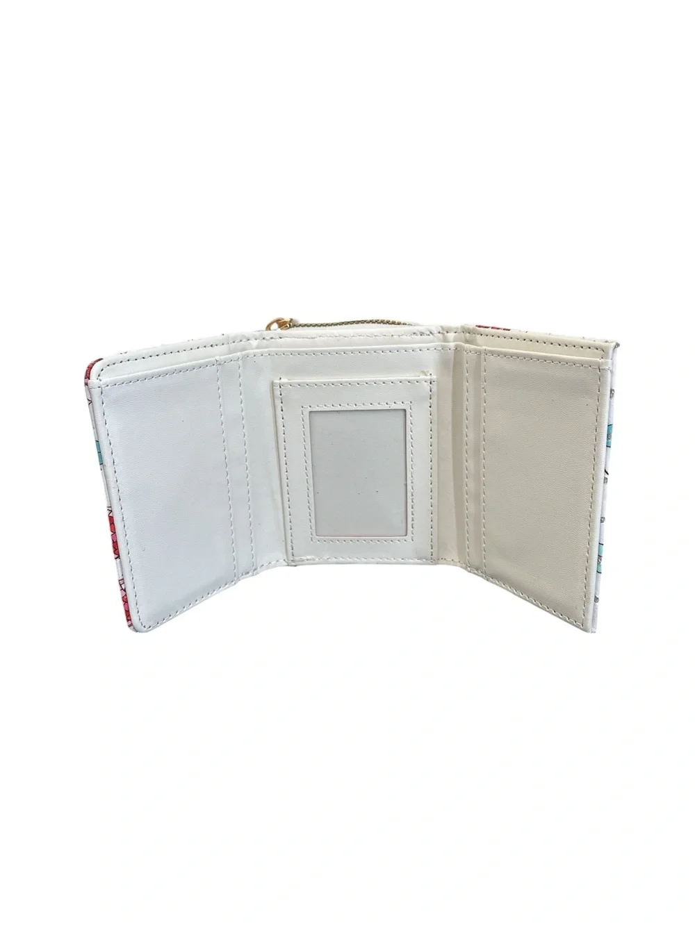 White Disco Cherry Wallet with Coin Pouch NWT - Picture 2 of 5